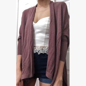 Maroon cardigan
